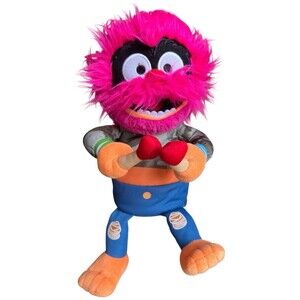Vintage Disney Jr Muppet Babies Rockin’ Animal Animated Plush 12” Talks Sings Dr